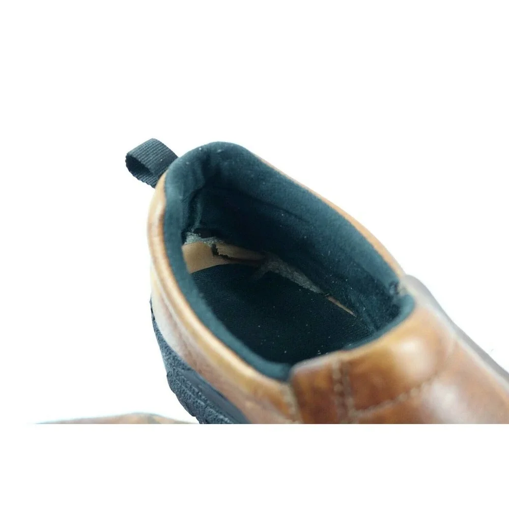 Roper Performance Mens Casual Slip On Shoes Size 10.5 Brown Leather Loafers